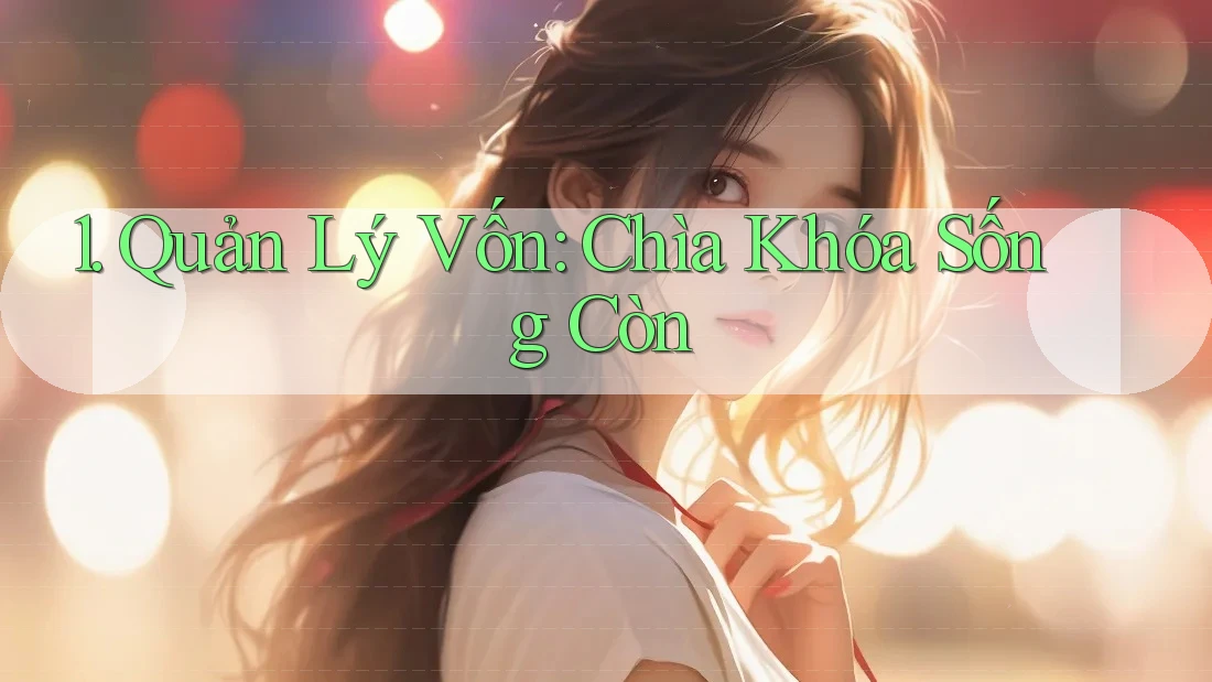 1. Quản Lý Vốn: Chìa Khóa Sống Còn