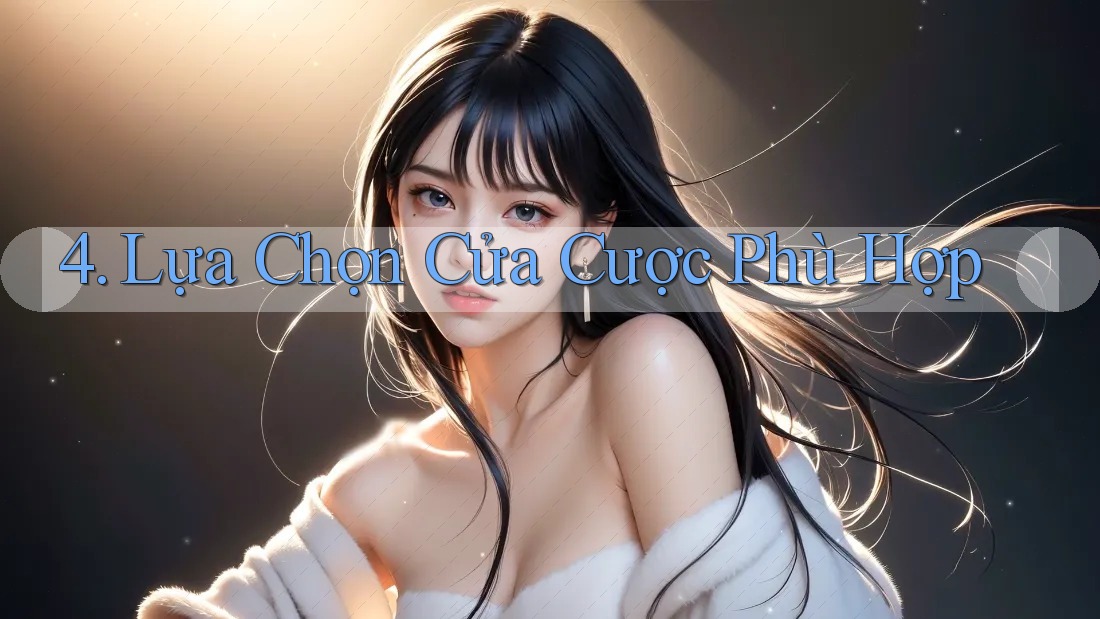 4. Lựa Chọn Cửa Cược Phù Hợp 4. Lựa Chọn Cửa Cược Phù Hợp