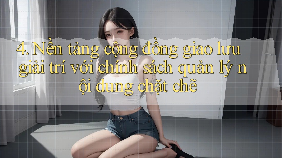 4. Nền tảng cộng đồng giao lưu giải trí với chính sách quản lý nội dung chặt chẽ