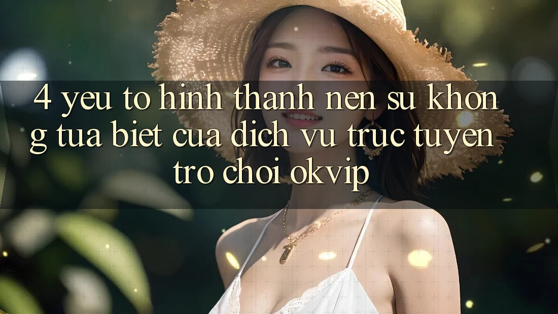 4. Yếu Tố Hình thành Nên Sự Không tựa Biệt Của Dịch vụ trực tuyến Trò chơi OKVIP 4. Yếu Tố Hình thành Nên Sự Không tựa Biệt Của Dịch vụ trực tuyến Trò chơi OKVIP