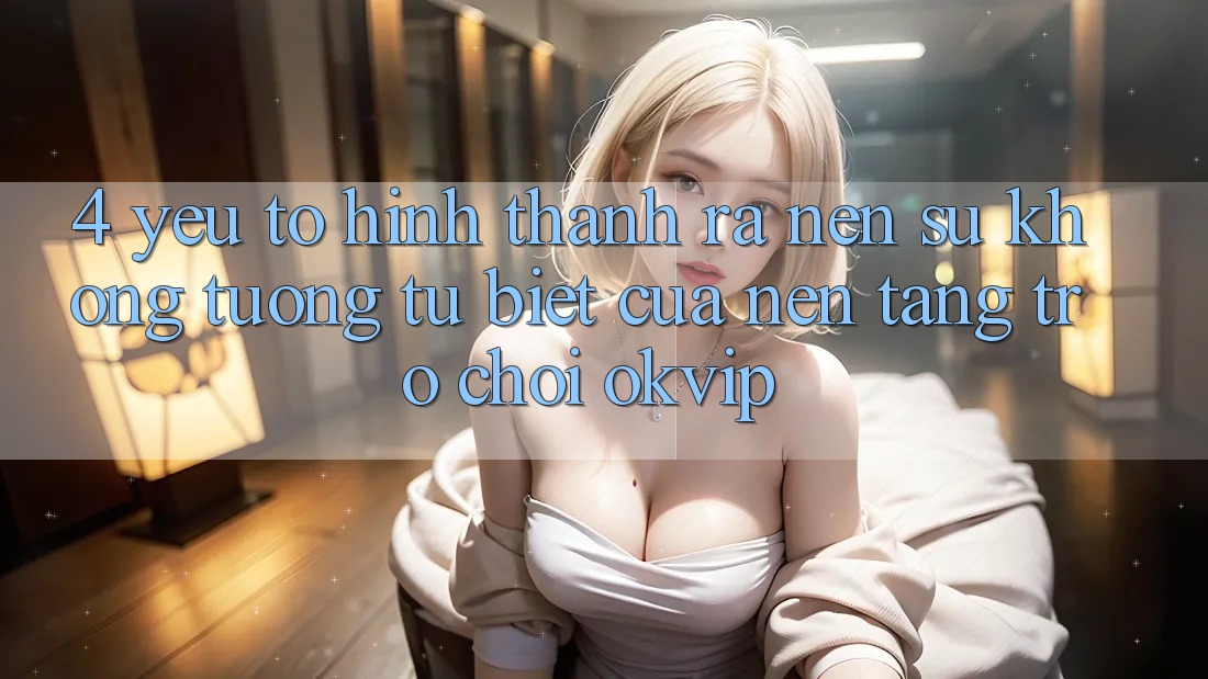 4. Yếu Tố Hình thành ra Nên Sự Không tương tự Biệt Của Nền Tảng Trò chơi OKVIP