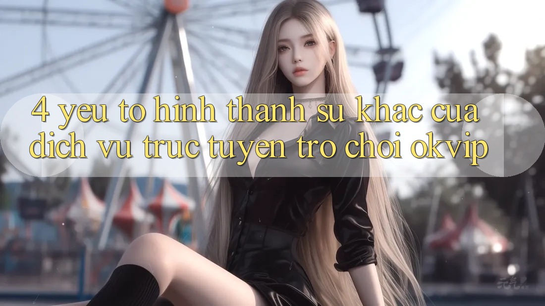 4. Yếu Tố Hình thành Sự Khác Của Dịch vụ trực tuyến Trò chơi OKVIP