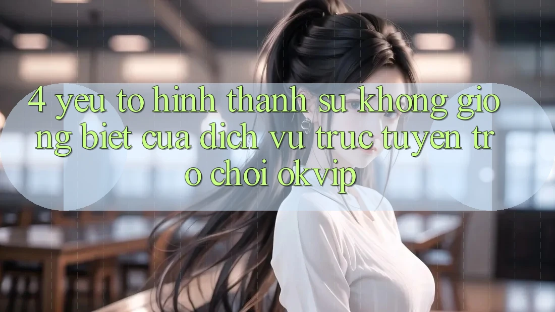4. Yếu Tố Hình thành Sự Không giống biệt Của Dịch vụ trực tuyến Trò chơi OKVIP