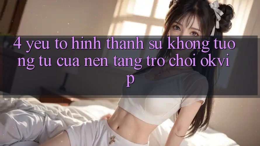 4. Yếu Tố Hình thành Sự Không tương tự Của Nền Tảng Trò chơi OKVIP