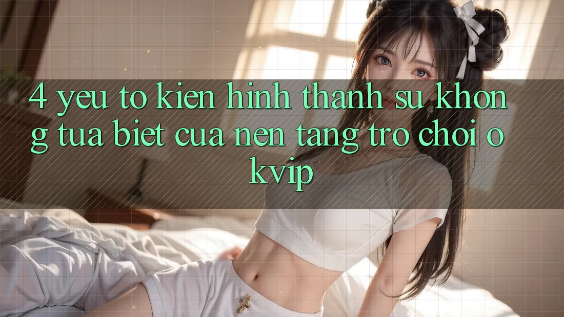 4. Yếu Tố Kiến hình thành Sự Không tựa Biệt Của Nền Tảng Trò chơi OKVIP 4. Yếu Tố Kiến hình thành Sự Không tựa Biệt Của Nền Tảng Trò chơi OKVIP