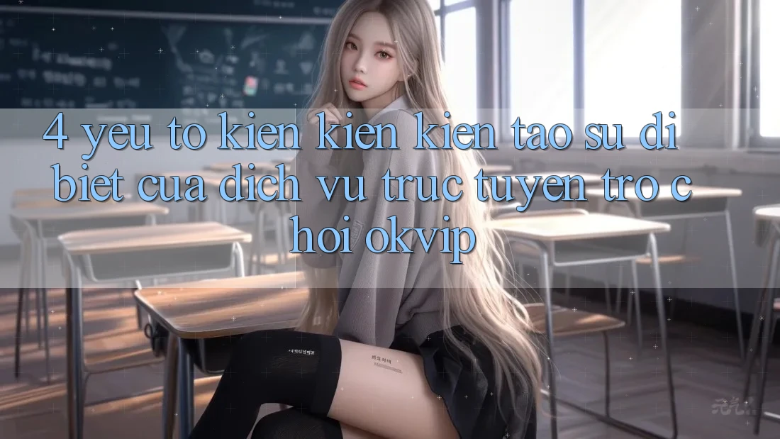 4. Yếu Tố Kiến kiến kiến tạo Sự Dị biệt Của Dịch vụ trực tuyến Trò chơi OKVIP