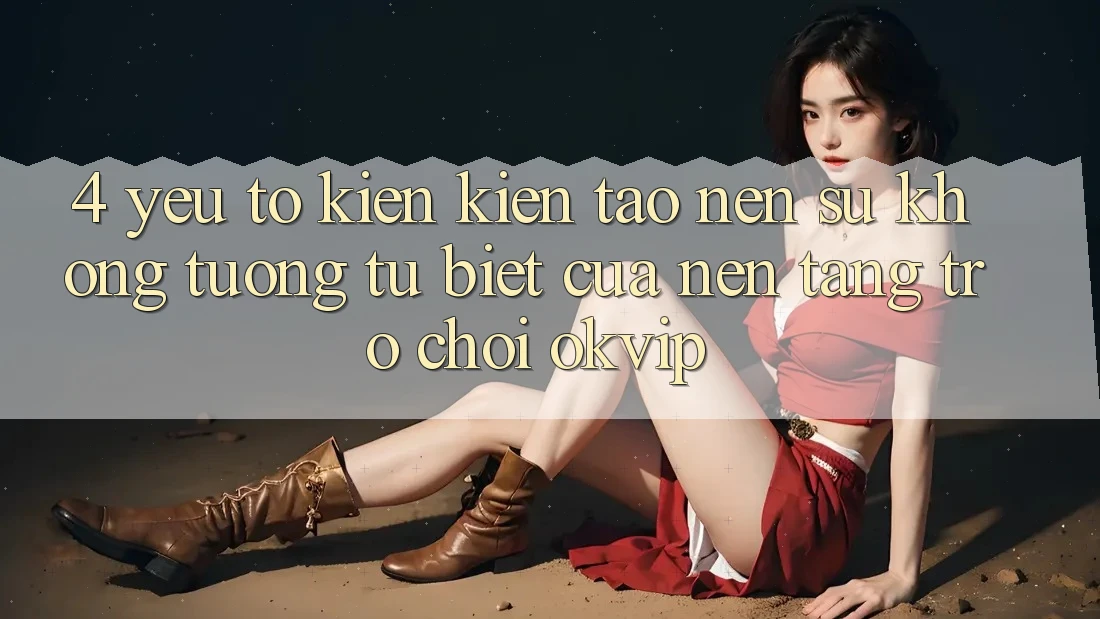 4. Yếu Tố Kiến kiến tạo Nên Sự Không tương tự Biệt Của Nền Tảng Trò chơi OKVIP
