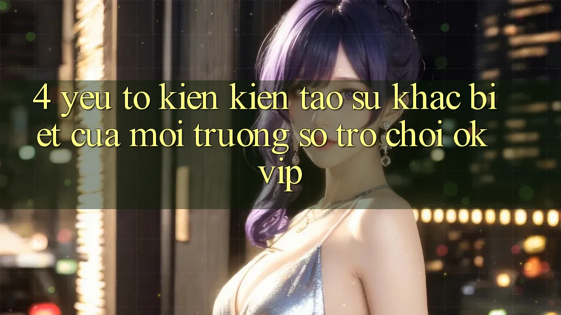 4. Yếu Tố Kiến kiến tạo Sự Khác Biệt Của Môi trường số Trò chơi OKVIP 4. Yếu Tố Kiến kiến tạo Sự Khác Biệt Của Môi trường số Trò chơi OKVIP