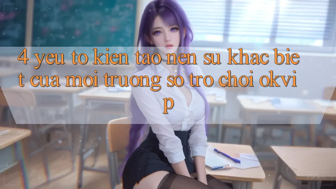 4. Yếu Tố Kiến tạo Nên Sự Khác biệt Của Môi trường số Trò chơi OKVIP 4. Yếu Tố Kiến tạo Nên Sự Khác biệt Của Môi trường số Trò chơi OKVIP