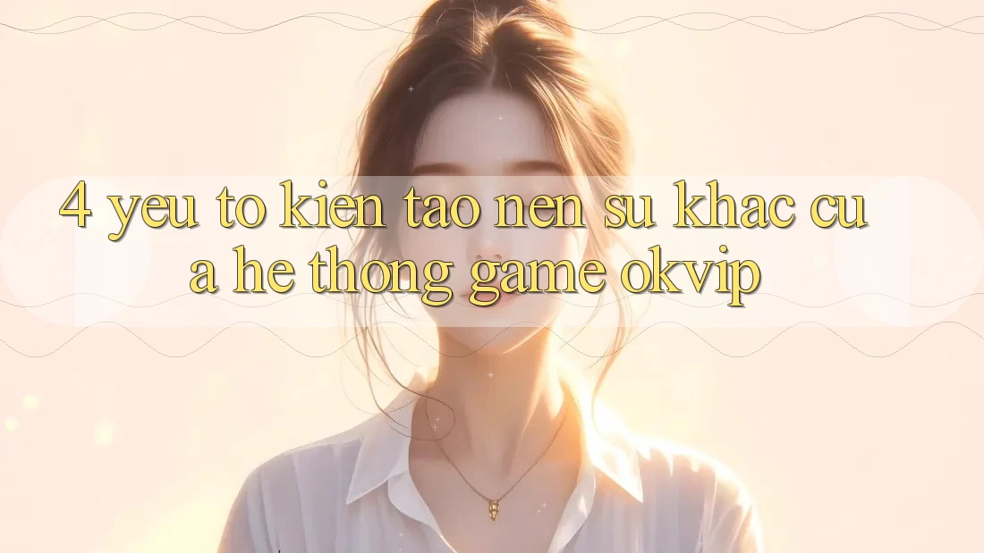 4. Yếu Tố Kiến tạo Nên Sự Khác Của Hệ thống Game OKVIP 4. Yếu Tố Kiến tạo Nên Sự Khác Của Hệ thống Game OKVIP