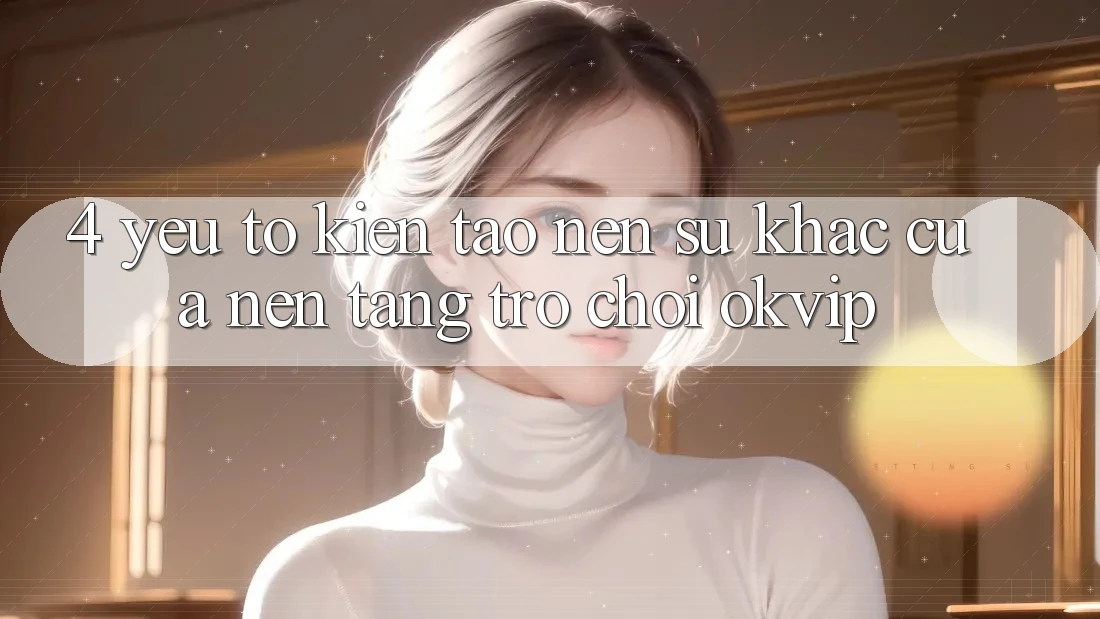 4. Yếu Tố Kiến tạo nên Sự Khác Của Nền Tảng Trò chơi OKVIP
