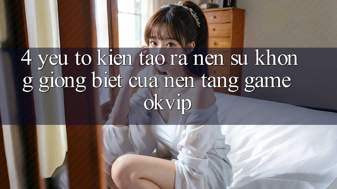 4. Yếu Tố Kiến tạo ra Nên Sự Không giống Biệt Của Nền Tảng Game OKVIP 4. Yếu Tố Kiến tạo ra Nên Sự Không giống Biệt Của Nền Tảng Game OKVIP