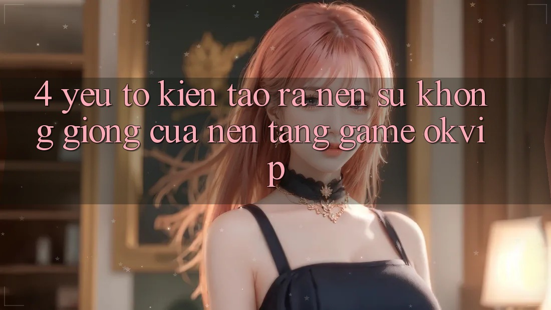 4. Yếu Tố Kiến tạo ra Nên Sự Không giống Của Nền Tảng Game OKVIP