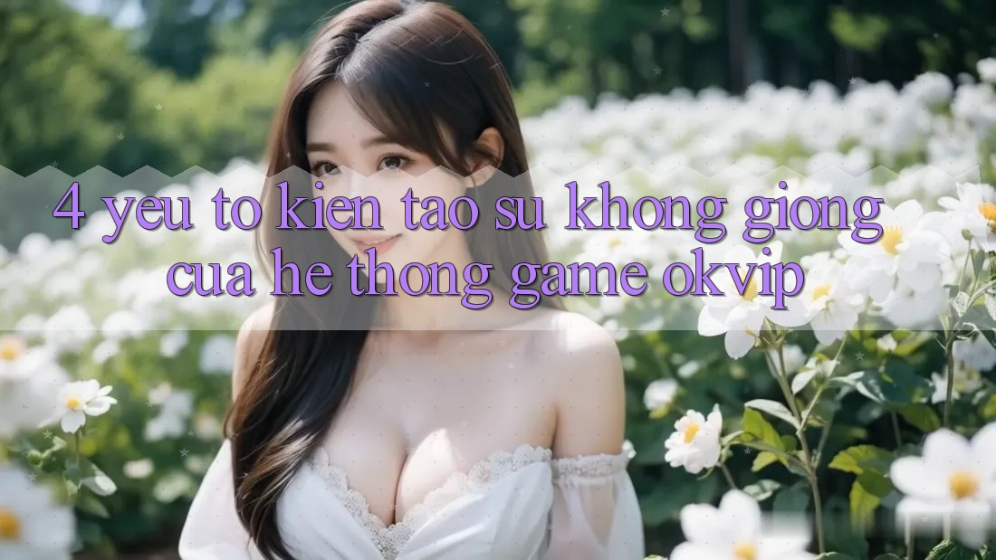 4. Yếu Tố Kiến tạo Sự Không giống Của Hệ thống Game OKVIP 4. Yếu Tố Kiến tạo Sự Không giống Của Hệ thống Game OKVIP