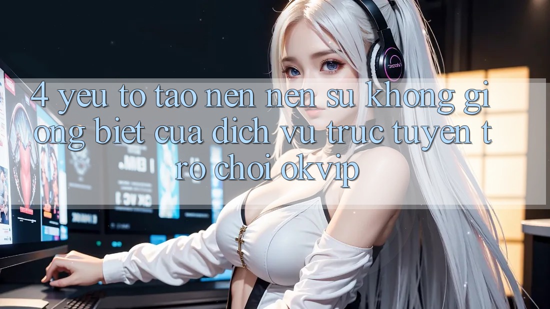 4. Yếu Tố Tạo nên Nên Sự Không giống Biệt Của Dịch vụ trực tuyến Trò chơi OKVIP 4. Yếu Tố Tạo nên Nên Sự Không giống Biệt Của Dịch vụ trực tuyến Trò chơi OKVIP