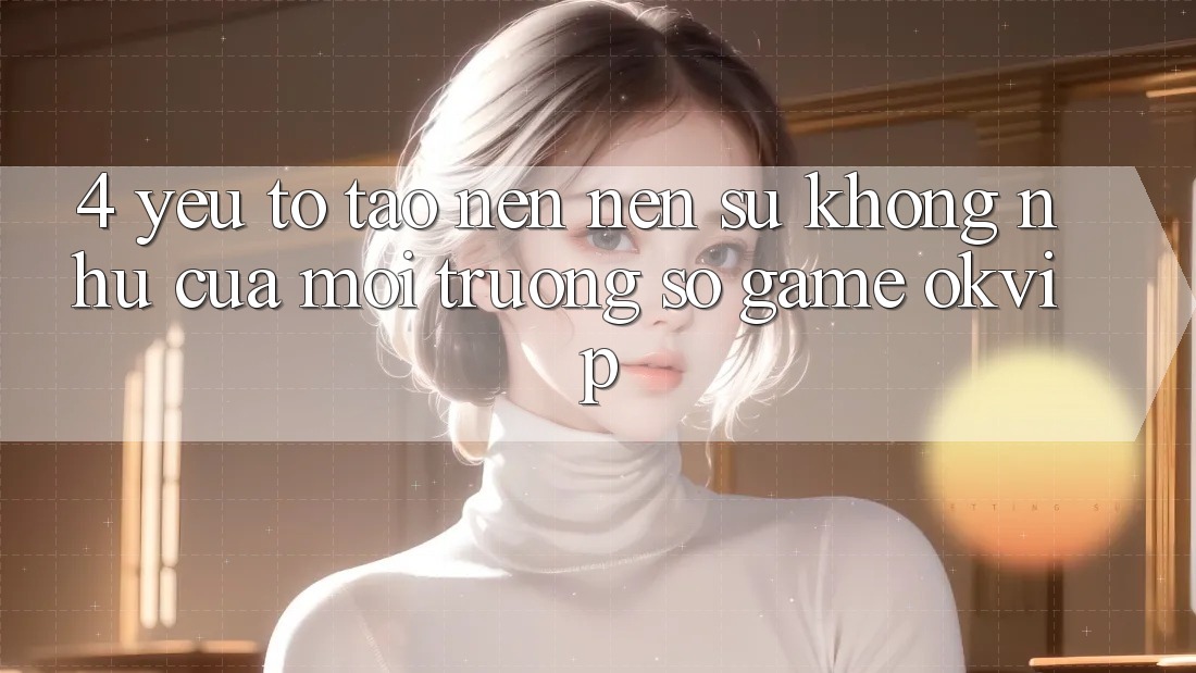 4. Yếu Tố Tạo nên Nên Sự Không như Của Môi trường số Game OKVIP
