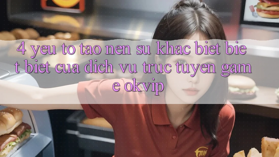 4. Yếu Tố Tạo Nên Sự Khác biệt biệt Biệt Của Dịch vụ trực tuyến Game OKVIP