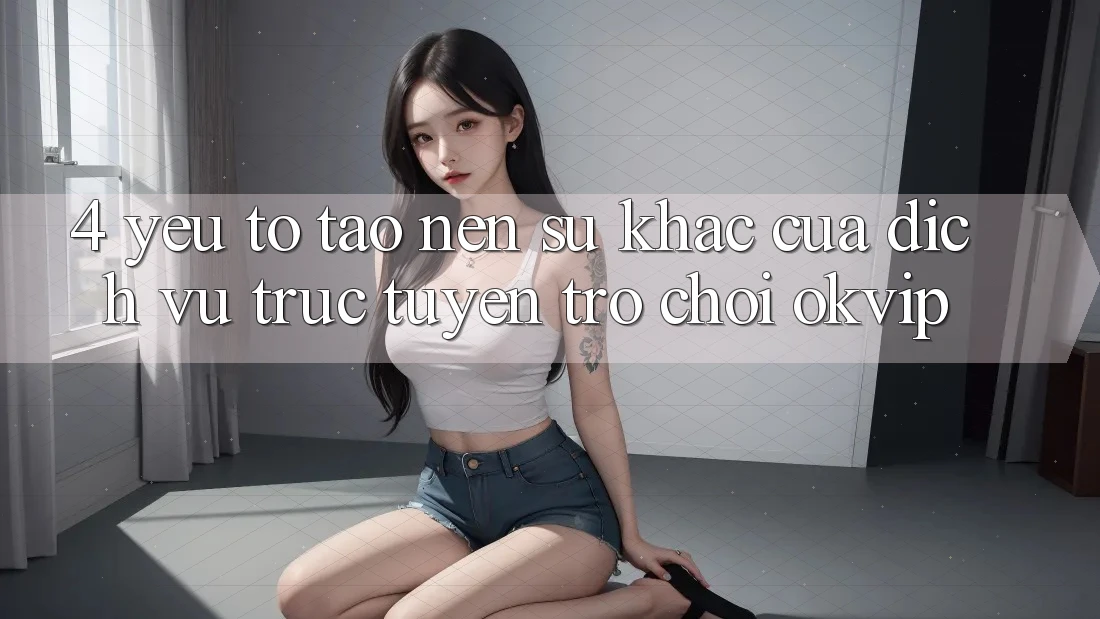 4. Yếu Tố Tạo Nên Sự Khác Của Dịch vụ trực tuyến Trò chơi OKVIP 4. Yếu Tố Tạo Nên Sự Khác Của Dịch vụ trực tuyến Trò chơi OKVIP