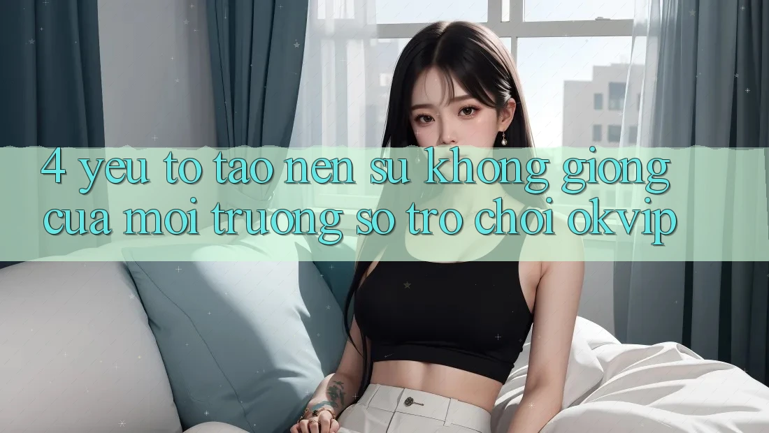4. Yếu Tố Tạo Nên Sự Không giống Của Môi trường số Trò chơi OKVIP 4. Yếu Tố Tạo Nên Sự Không giống Của Môi trường số Trò chơi OKVIP