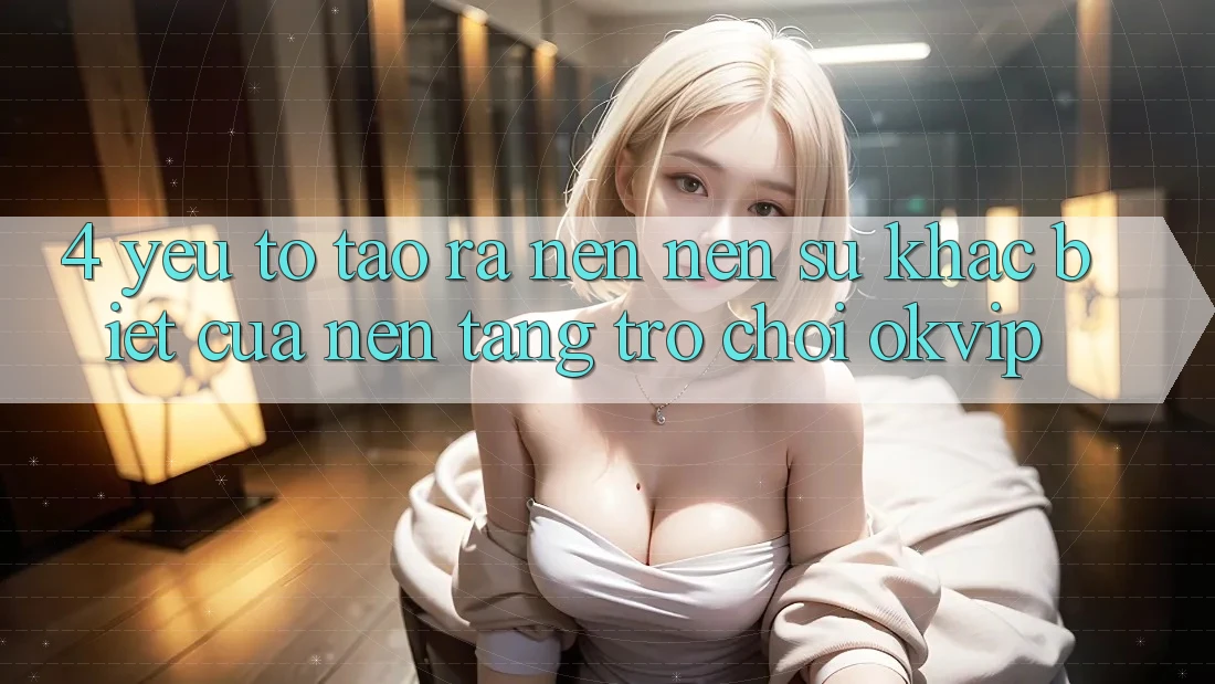 4. Yếu Tố Tạo ra nên Nên Sự Khác biệt Của Nền Tảng Trò chơi OKVIP
