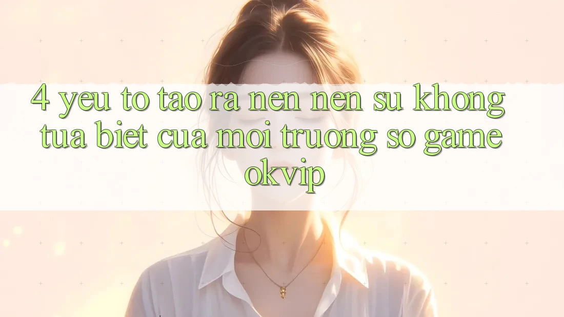 4. Yếu Tố Tạo ra nên Nên Sự Không tựa Biệt Của Môi trường số Game OKVIP