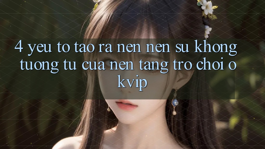4. Yếu Tố Tạo ra nên Nên Sự Không tương tự Của Nền Tảng Trò chơi OKVIP