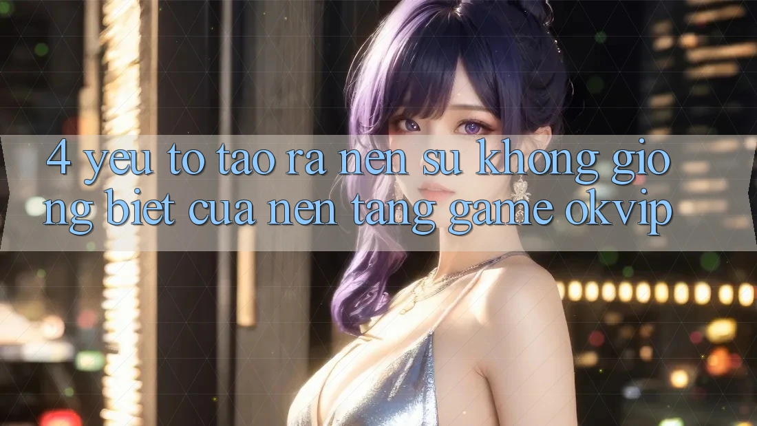 4. Yếu Tố Tạo ra Nên Sự Không giống Biệt Của Nền Tảng Game OKVIP