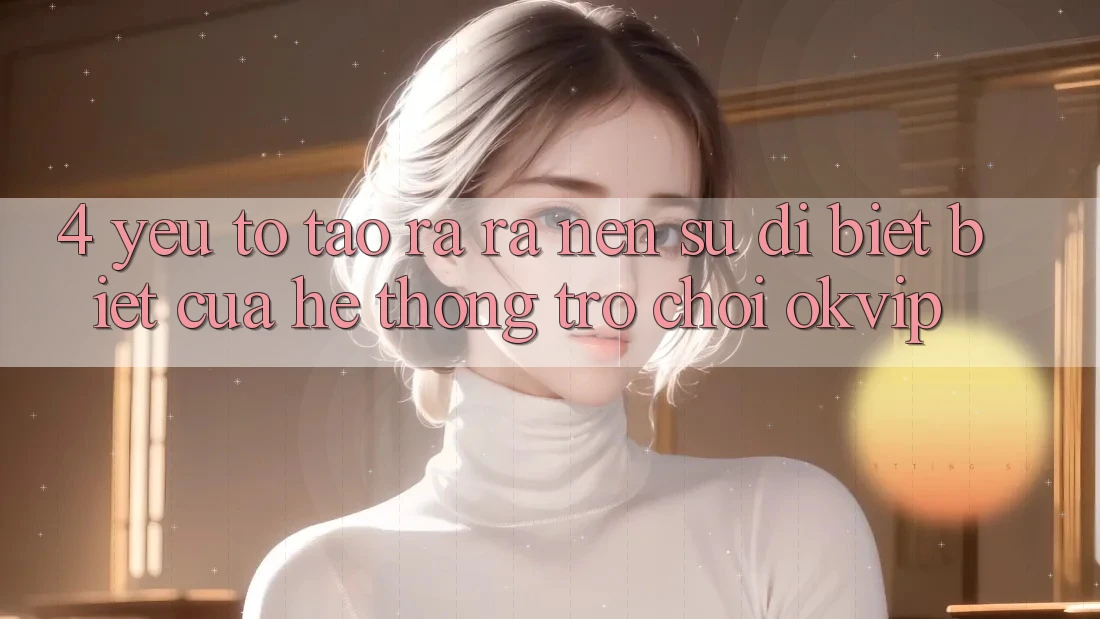 4. Yếu Tố Tạo ra ra Nên Sự Dị biệt Biệt Của Hệ thống Trò chơi OKVIP