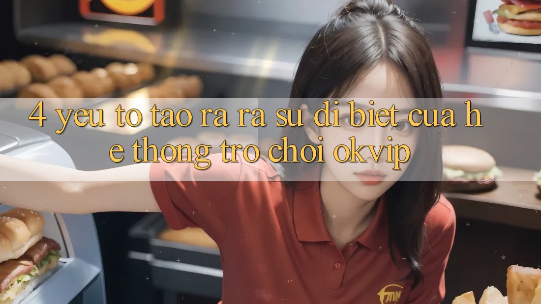 4. Yếu Tố Tạo ra ra Sự Dị biệt Của Hệ thống Trò chơi OKVIP 4. Yếu Tố Tạo ra ra Sự Dị biệt Của Hệ thống Trò chơi OKVIP