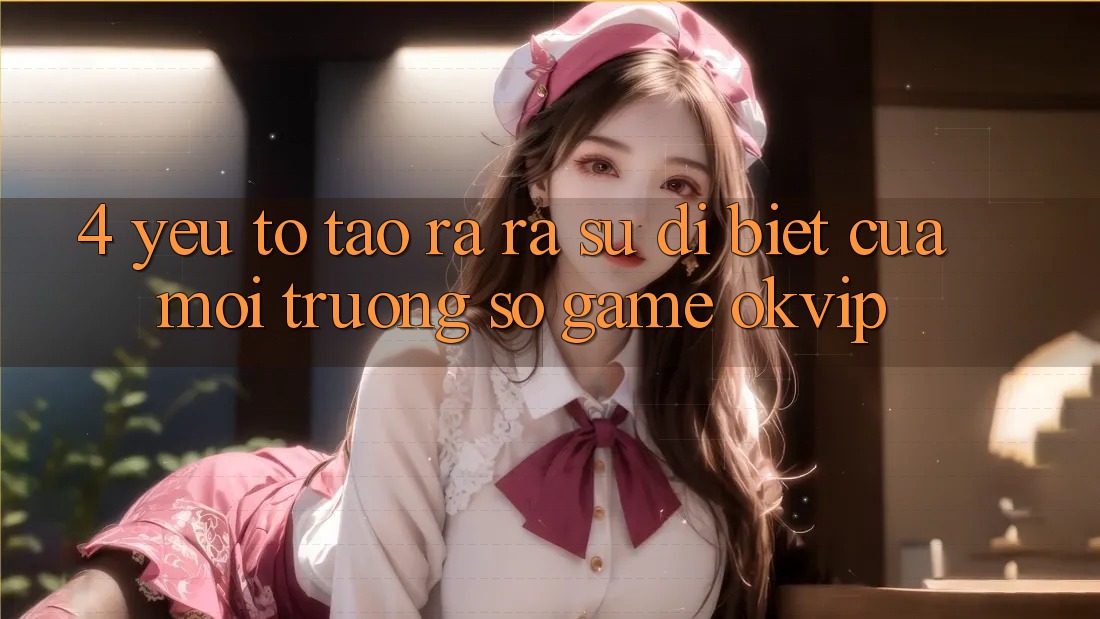 4. Yếu Tố Tạo ra ra Sự Dị biệt Của Môi trường số Game OKVIP 4. Yếu Tố Tạo ra ra Sự Dị biệt Của Môi trường số Game OKVIP