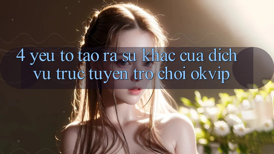 4. Yếu Tố Tạo ra Sự Khác Của Dịch vụ trực tuyến Trò chơi OKVIP 4. Yếu Tố Tạo ra Sự Khác Của Dịch vụ trực tuyến Trò chơi OKVIP
