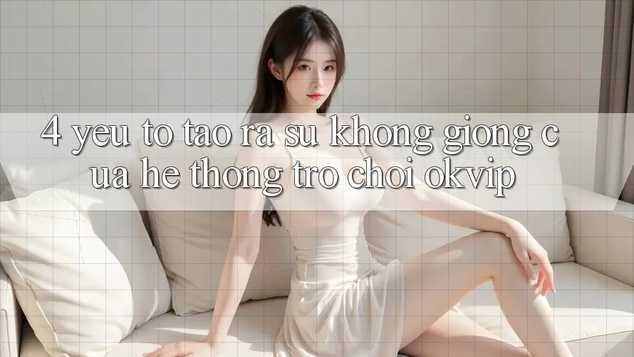 4. Yếu Tố Tạo ra Sự Không giống Của Hệ thống Trò chơi OKVIP 4. Yếu Tố Tạo ra Sự Không giống Của Hệ thống Trò chơi OKVIP