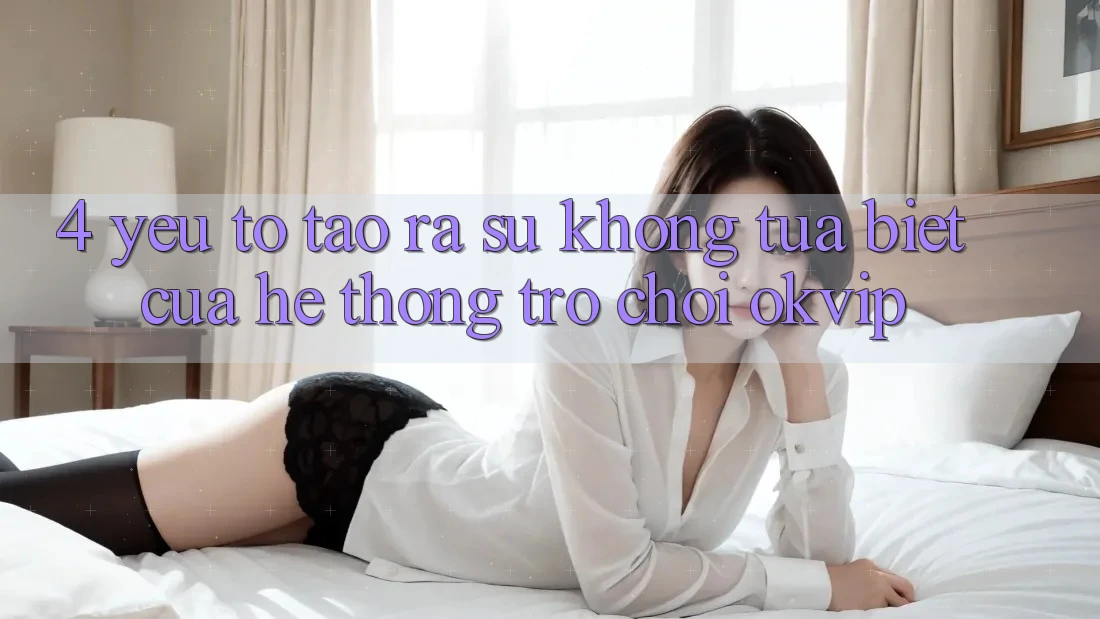 4. Yếu Tố Tạo ra Sự Không tựa Biệt Của Hệ thống Trò chơi OKVIP 4. Yếu Tố Tạo ra Sự Không tựa Biệt Của Hệ thống Trò chơi OKVIP