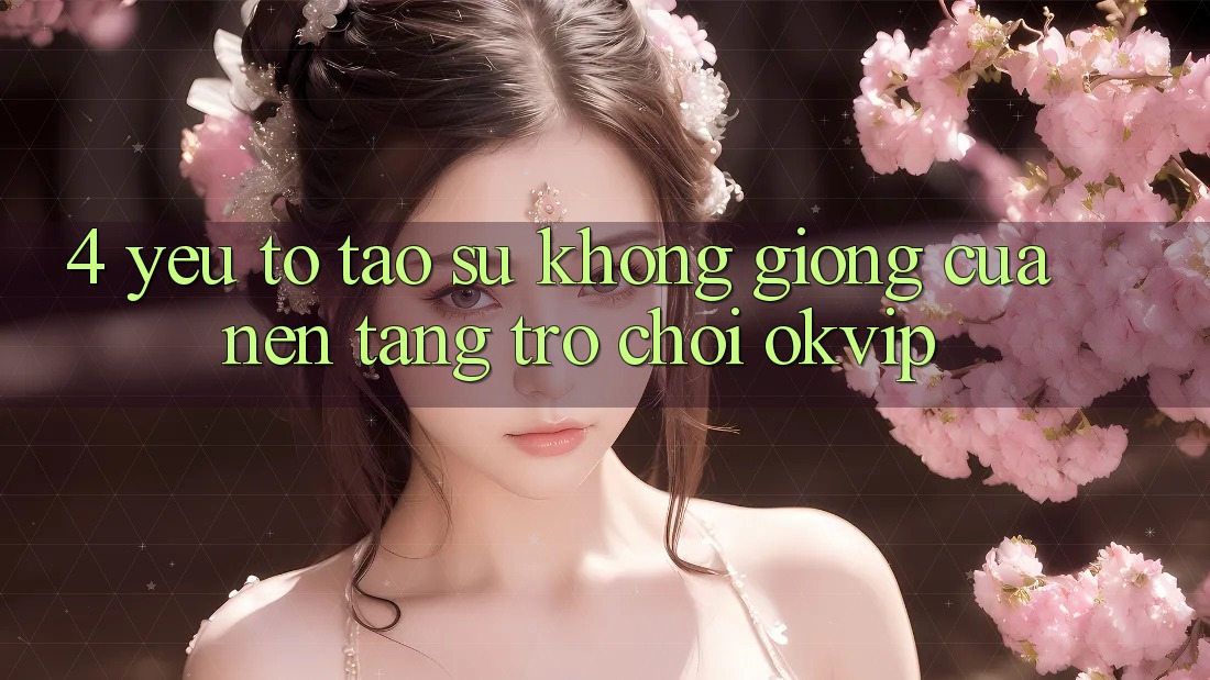 4. Yếu Tố Tạo Sự Không giống Của Nền Tảng Trò chơi OKVIP