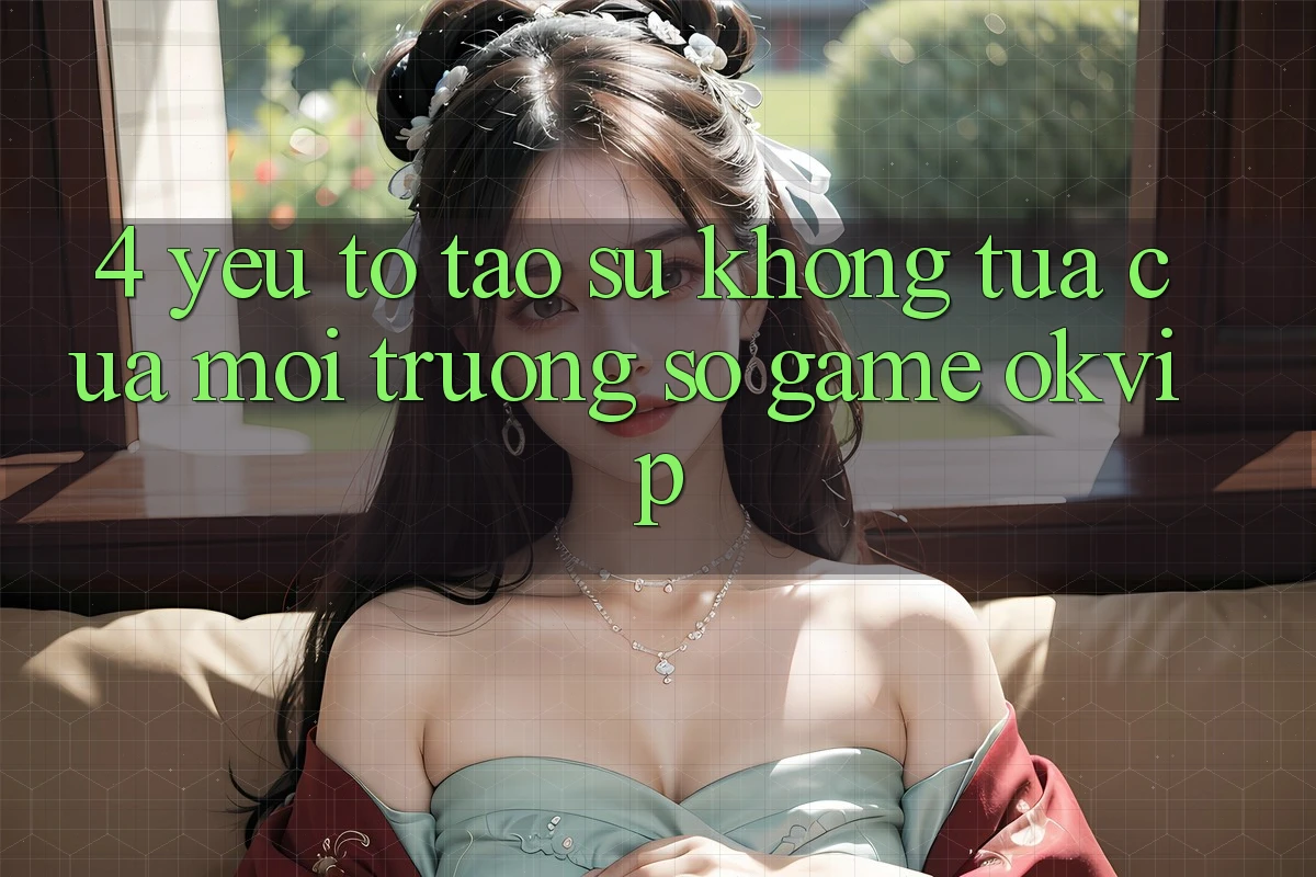 4. Yếu Tố Tạo Sự Không tựa Của Môi trường số Game OKVIP 4. Yếu Tố Tạo Sự Không tựa Của Môi trường số Game OKVIP