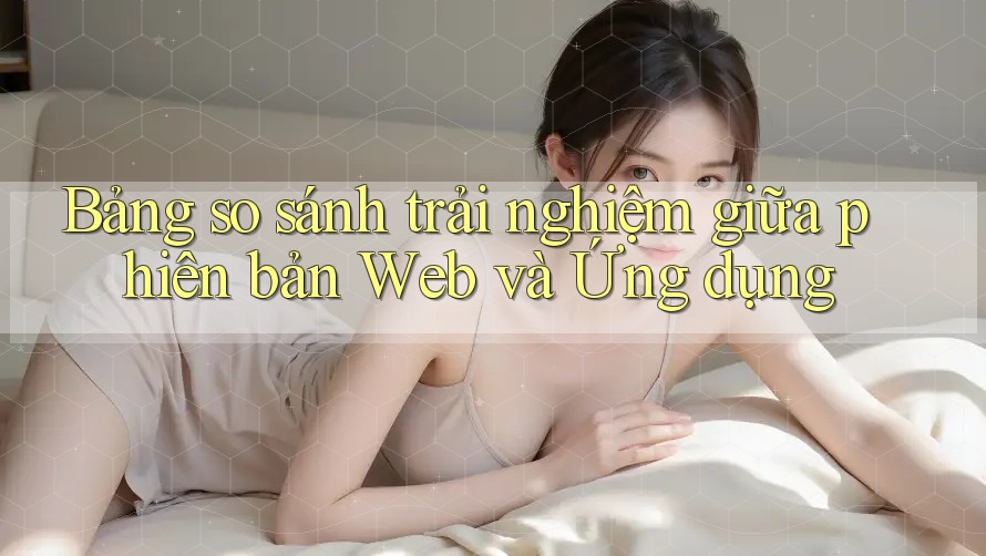 Bảng so sánh trải nghiệm giữa phiên bản Web và Ứng dụng