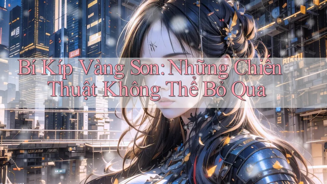 Bí Kíp Vàng Son: Những Chiến Thuật Không Thể Bỏ Qua Bí Kíp Vàng Son: Những Chiến Thuật Không Thể Bỏ Qua