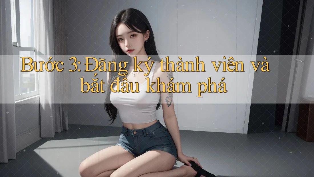 Bước 3: Đăng ký thành viên và bắt đầu khám phá Bước 3: Đăng ký thành viên và bắt đầu khám phá