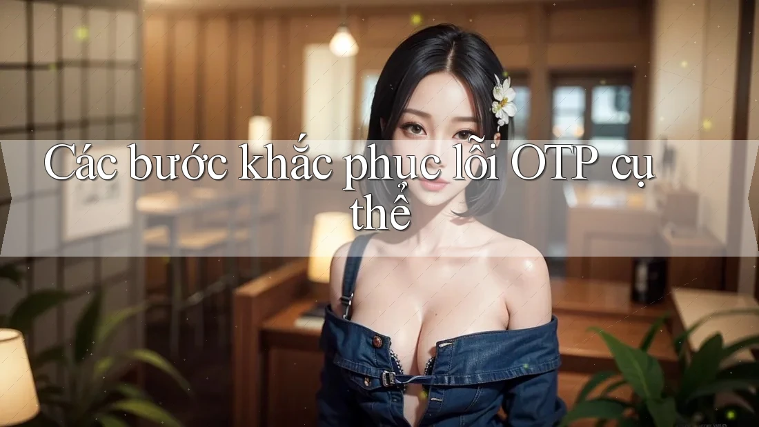 Các bước khắc phục lỗi OTP cụ thể