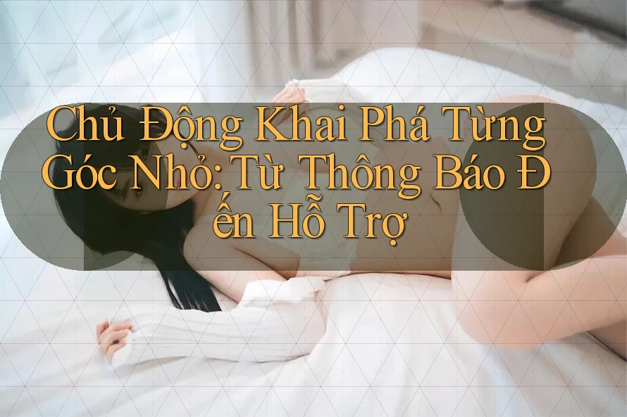 Chủ Động Khai Phá Từng Góc Nhỏ: Từ Thông Báo Đến Hỗ Trợ