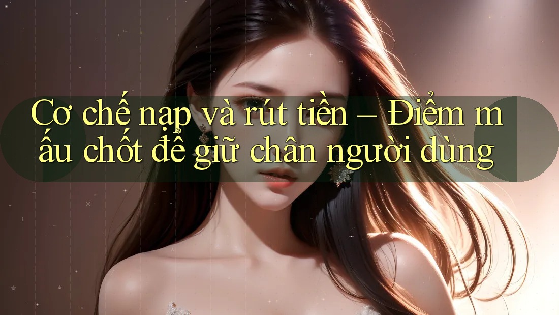 Cơ chế nạp và rút tiền – Điểm mấu chốt để giữ chân người dùng Cơ chế nạp và rút tiền – Điểm mấu chốt để giữ chân người dùng