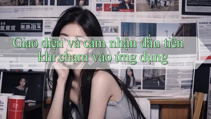 Giao diện và cảm nhận đầu tiên khi chạm vào ứng dụng Giao diện và cảm nhận đầu tiên khi chạm vào ứng dụng
