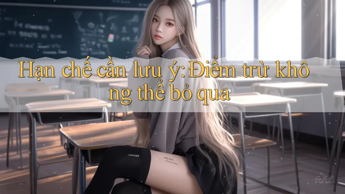 Hạn chế cần lưu ý: Điểm trừ không thể bỏ qua