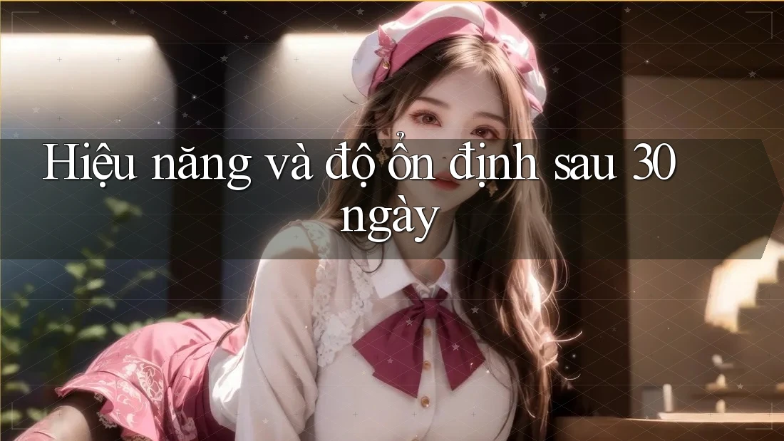 Hiệu năng và độ ổn định sau 30 ngày Hiệu năng và độ ổn định sau 30 ngày