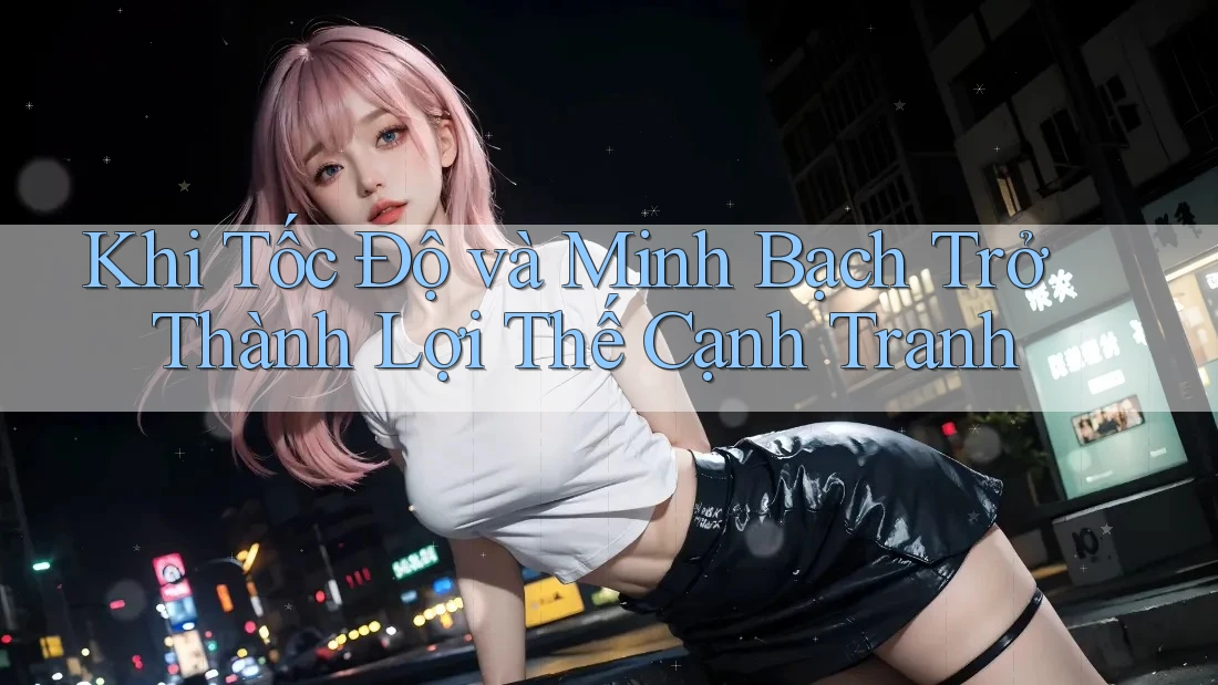 Khi Tốc Độ và Minh Bạch Trở Thành Lợi Thế Cạnh Tranh