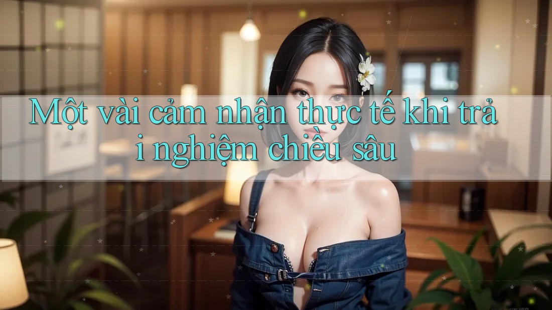 Một vài cảm nhận thực tế khi trải nghiệm chiều sâu Một vài cảm nhận thực tế khi trải nghiệm chiều sâu