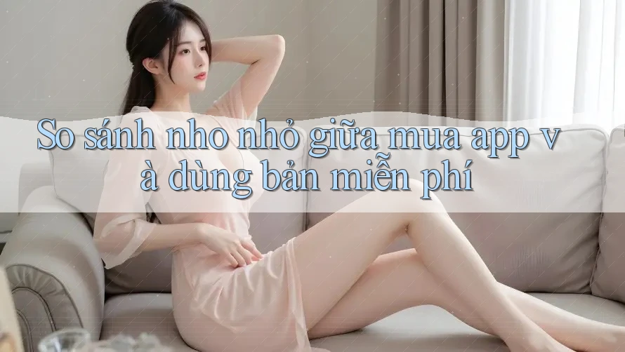 So sánh nho nhỏ giữa mua app và dùng bản miễn phí