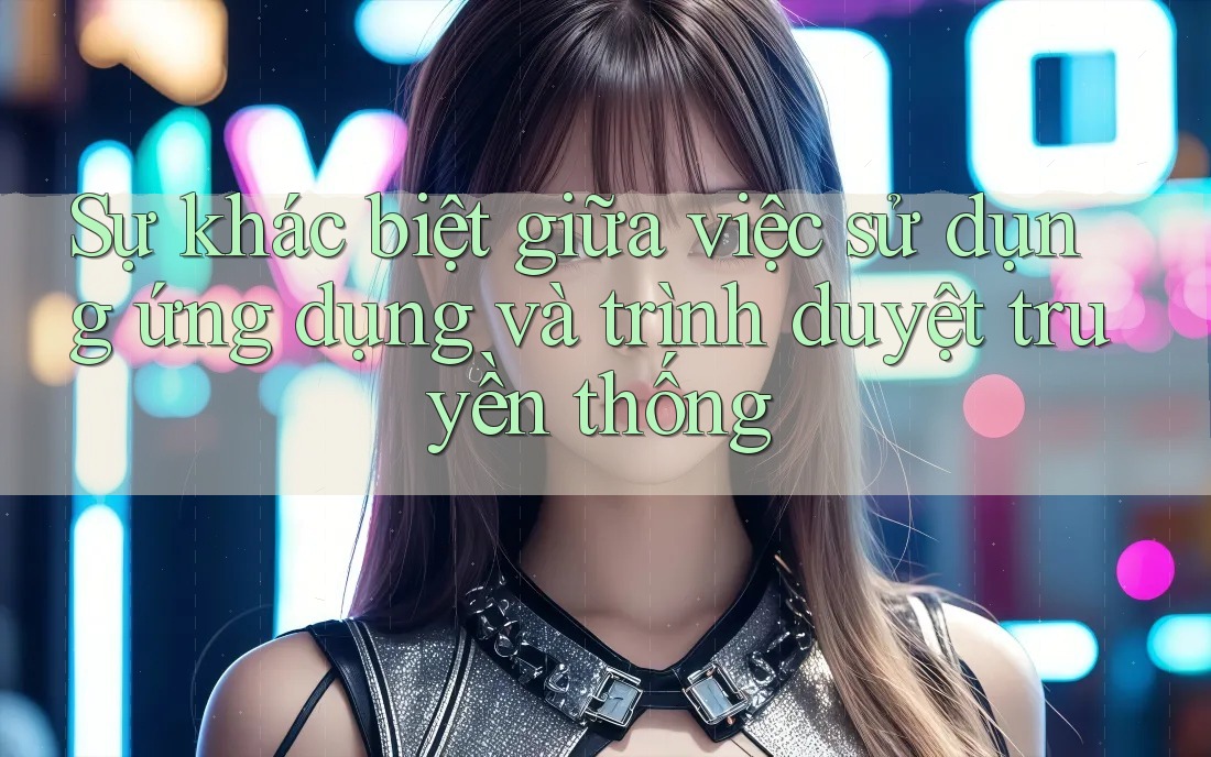 Sự khác biệt giữa việc sử dụng ứng dụng và trình duyệt truyền thống