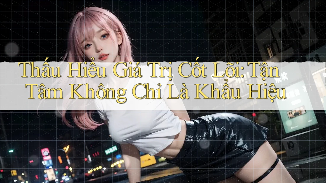 Thấu Hiểu Giá Trị Cốt Lõi: Tận Tâm Không Chỉ Là Khẩu Hiệu Thấu Hiểu Giá Trị Cốt Lõi: Tận Tâm Không Chỉ Là Khẩu Hiệu